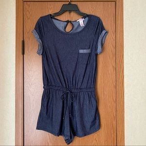 Chambray Romper